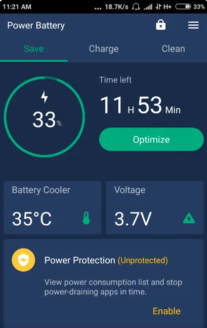 salud bateria android