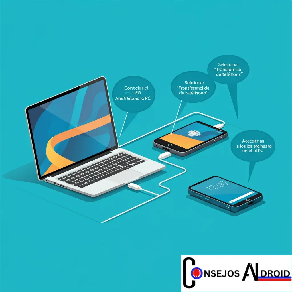 transferir archivos de android a pc